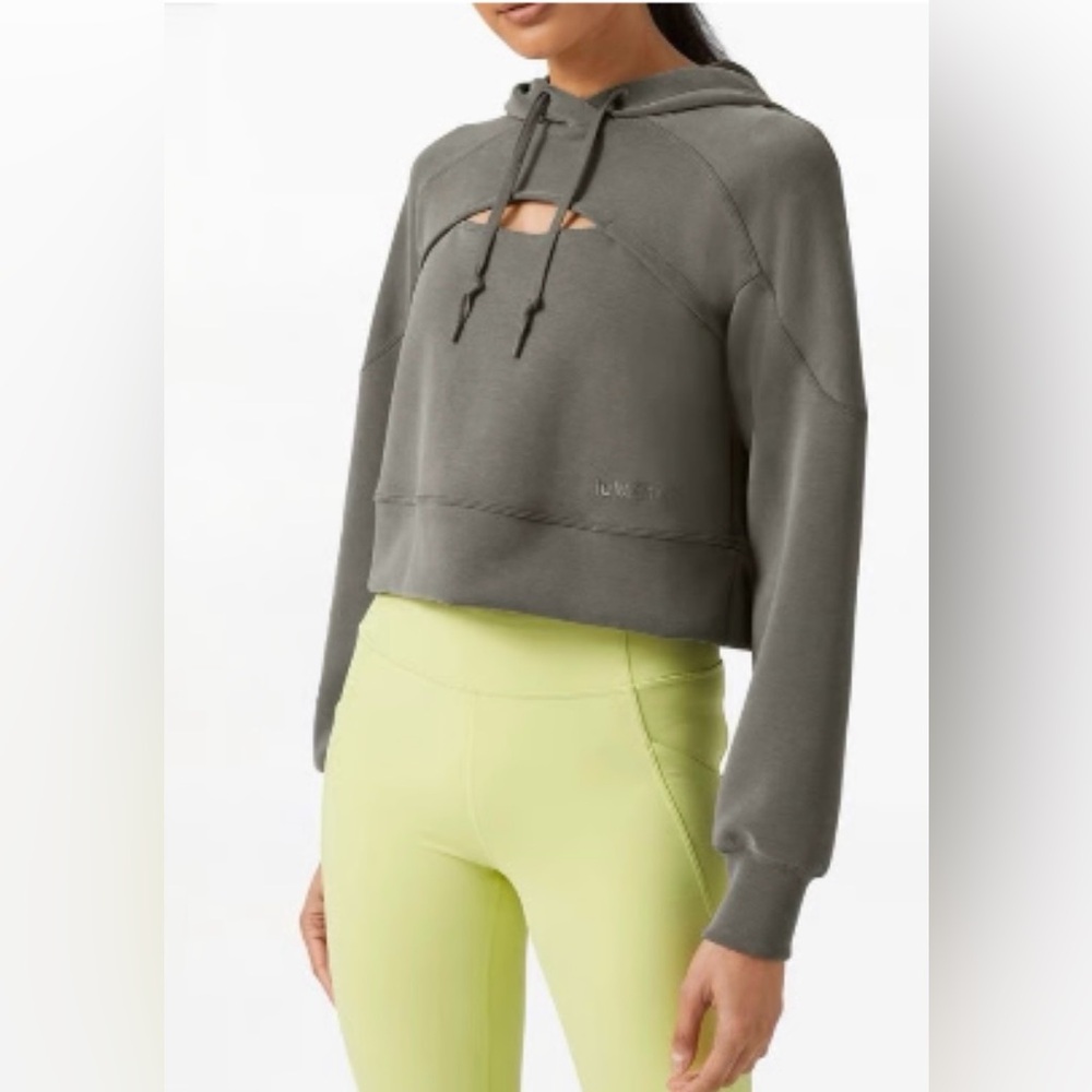 Lululemon Get Centered Crop Hoodie
